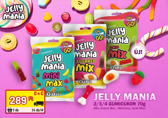 Jelly Mania Gumicukor! ÚJ!
